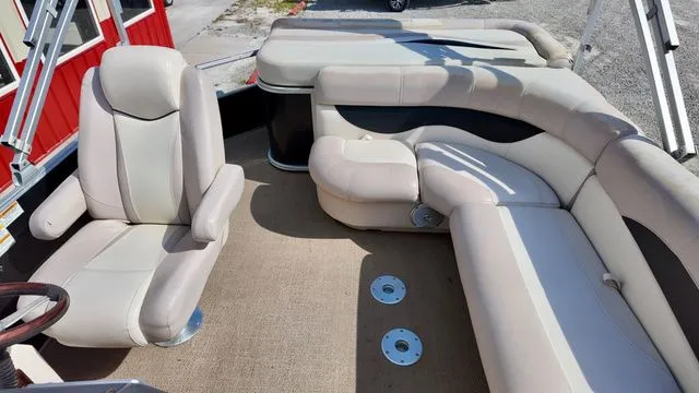 Slide: The Image of Godfrey 23Ft Cruise Pontoon Powered By A 115HP Yamaha Four 2011 - 12