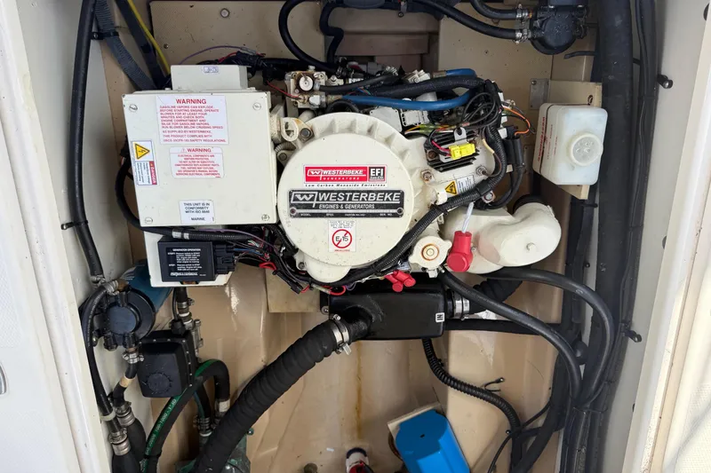 Slide: The Image of Westerbeke engine in 2019 Ranger Tugs R-27 boat. - 42