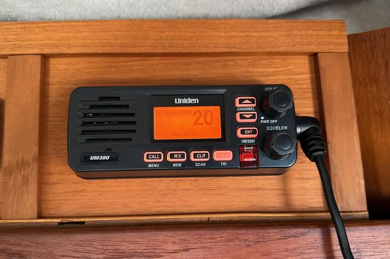 Slide: The Image of Uniden UM380 VHF radio. - 11