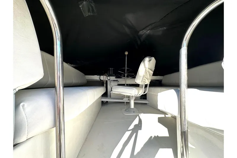 Slide: The Image of Stainless ladder to flybridge and upper helm. - 23