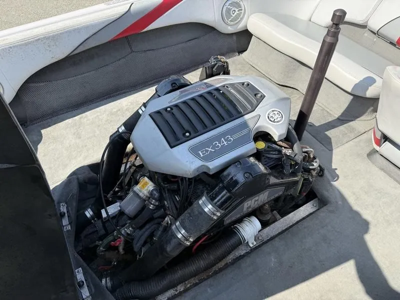 Slide: The Image of Engine of 2008 Nautique Ski Nautique 206 boat. - 24