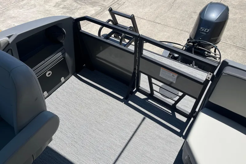Slide: The Image of Interior view of 2026 Starcraft GX 18 R boat with Yamaha 50 engine. - 25