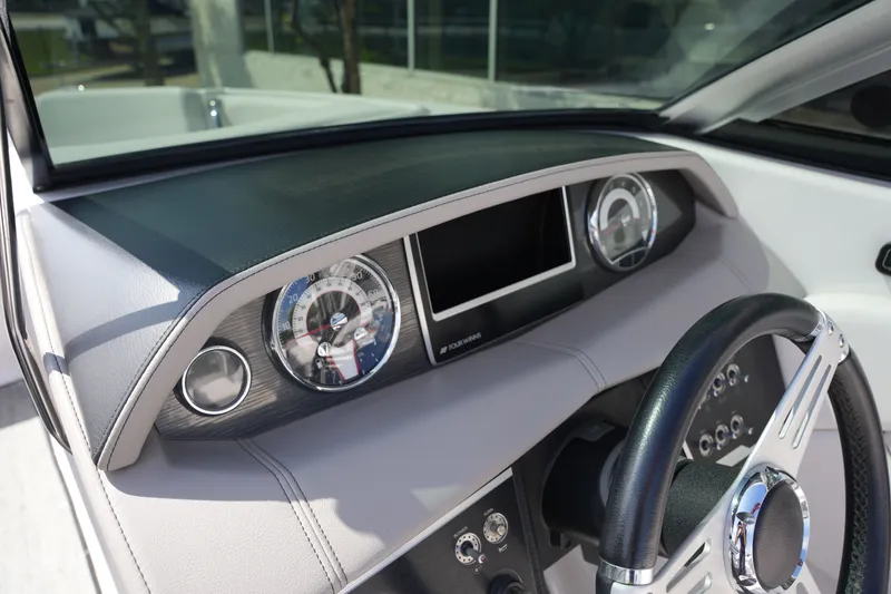 Slide: The Image of Dashboard of a 2019 Four Winns H230 boat. - 28