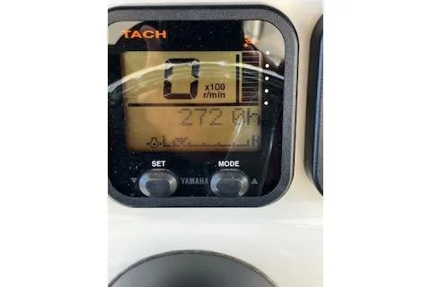 Slide: The Image of Close-up of a Yamaha tachometer on a 2012 Sailfish 2680 WAC boat. - 35