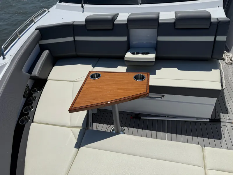 Slide: The Image of Luxurious seating on 2021 Cruisers Yachts 38 GLS. - 42