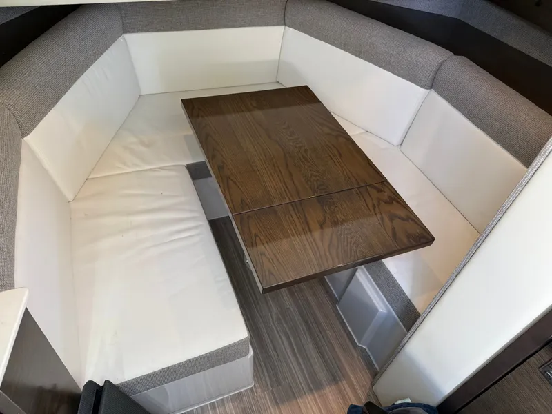 Slide: The Image of Interior of 2021 Cruisers Yachts 38 GLS with dining table. - 44