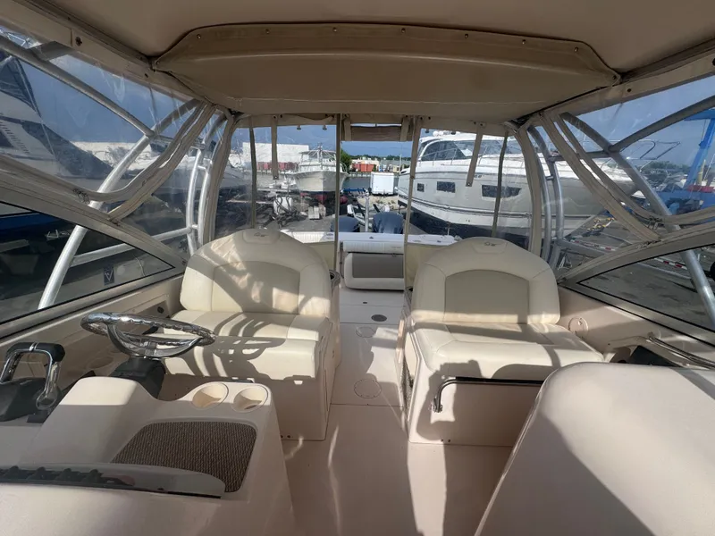 Slide: The Image of Grady-White Tournament 307 boat seating, year 2009. - 30