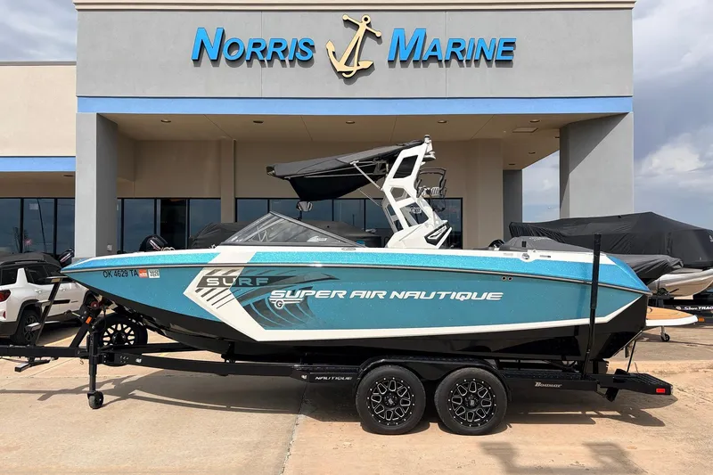 The Image of 2017 Nautique Super Air Nautique G23 boat displayed at Norris Marine dealership. - 1