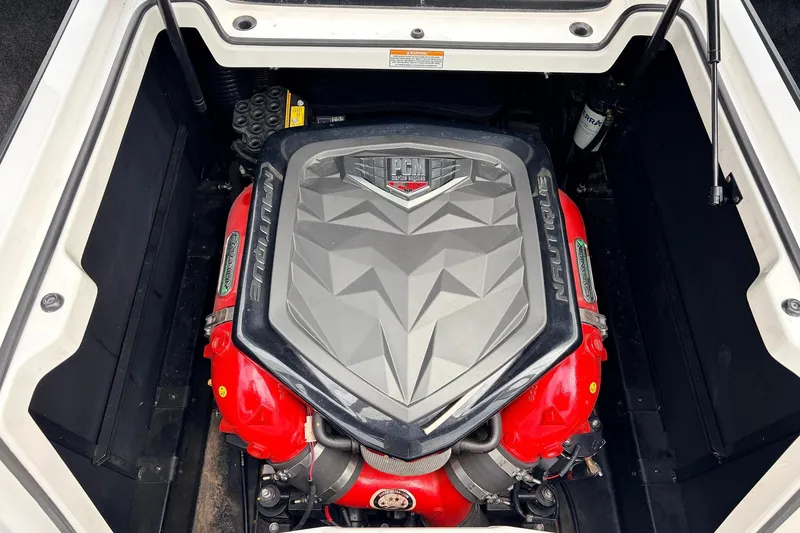 Slide: The Image of Engine compartment of 2017 Nautique Super Air Nautique G23 with PCM engine. - 43