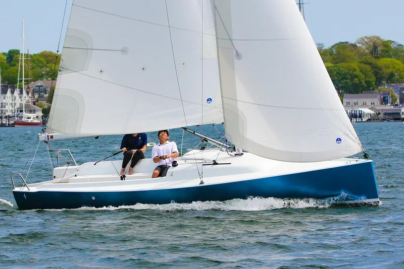 Slide: The Image of Sailboat J Boats J/7 2026 on calm waters. - 18