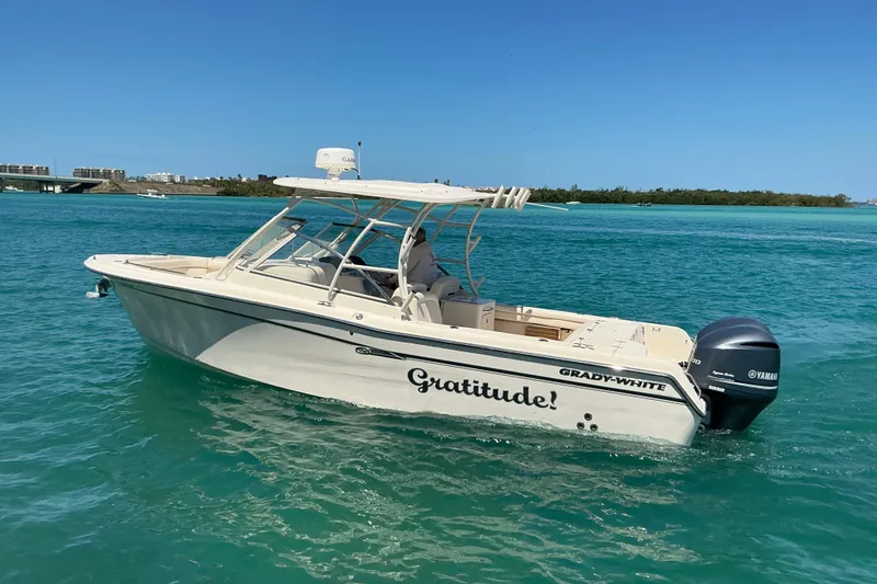 The Image of 2018 Grady-White Freedom 285 boat on clear blue water, sunny day. - 0
