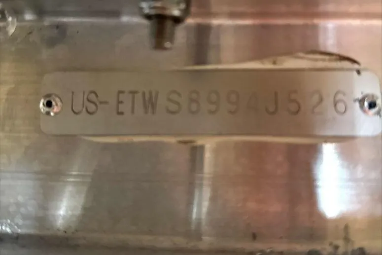 Slide: The Image of Hull identification number on a 2026 Bennington 23 SX L-Bench boat. - 8