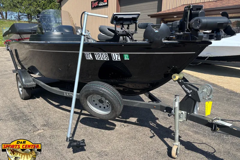 Slide: The Image of 2023 Lund 1650 Rebel XL SS boat on trailer at D&R Sports Center. - 4