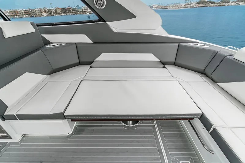 Slide: The Image of Luxurious seating area on 2022 Cruisers 42 GLS yacht. - 30
