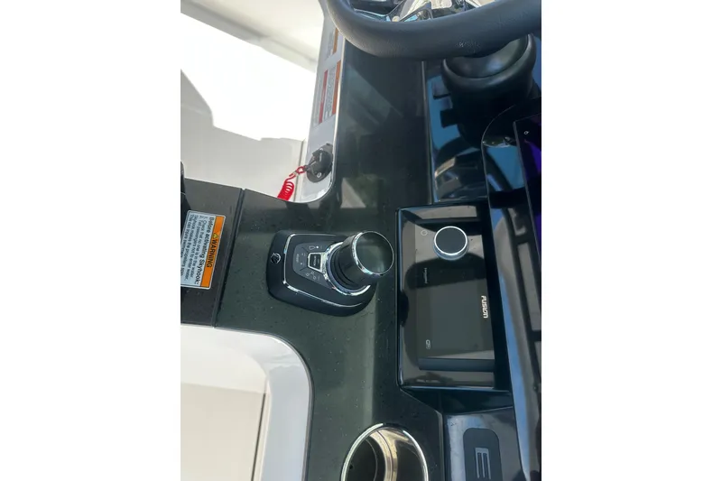Slide: The Image of 2026 Monterey Elite 30 OB dashboard with modern controls and display. - 11