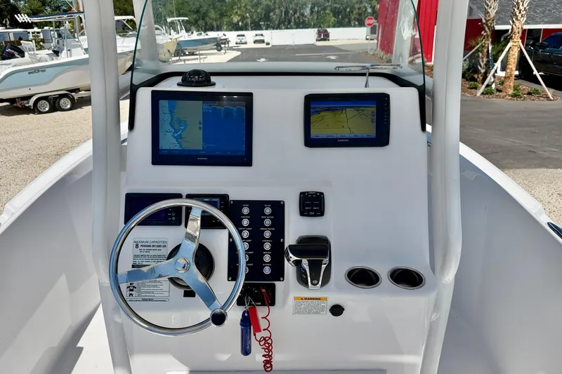 Slide: The Image of Century 2301 Center Console 2022 dashboard with navigation screens and steering wheel. - 15