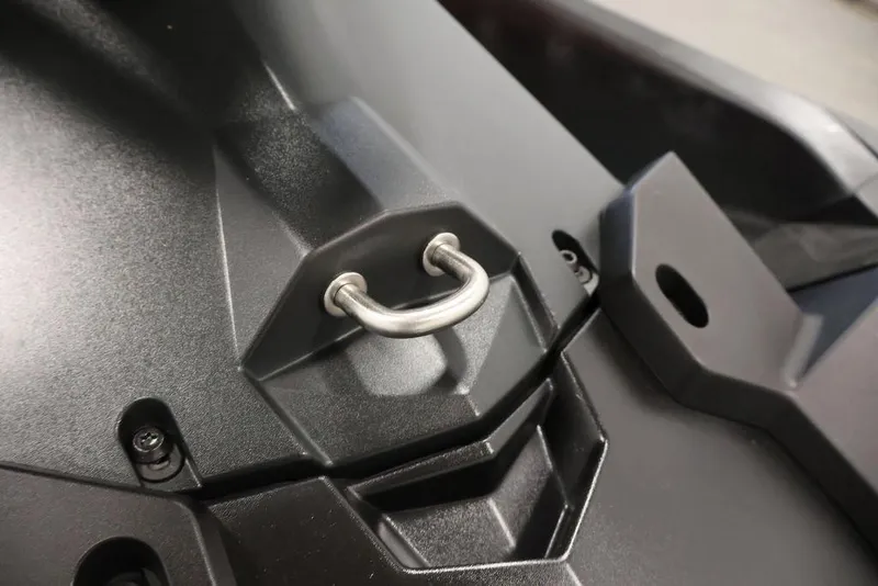 Slide: The Image of Close-up of 2022 Sea-Doo Spark for 2, featuring a metal handle on the body. - 16