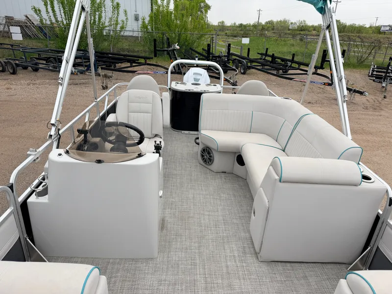 Slide: The Image of Qwest 822 Fish & Cruise Tritoon & 150HP Honda 4Stroke - $39,995 2019 - 5