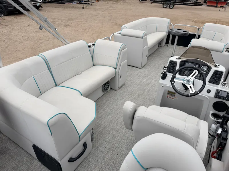 Slide: The Image of Qwest 822 Fish & Cruise Tritoon & 150HP Honda 4Stroke - $39,995 2019 - 6