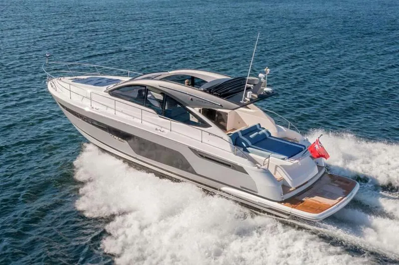 The Image of Manufacturer Provided Image: 2026 Fairline Targa 50 Edition yacht cruising on open water. - 1