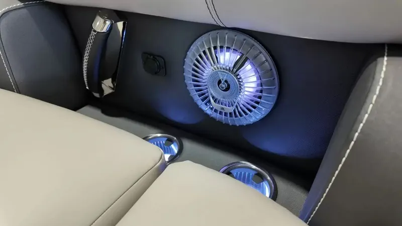 Slide: The Image of Interior of 2026 Barletta Lusso L23UC with illuminated speaker. - 24