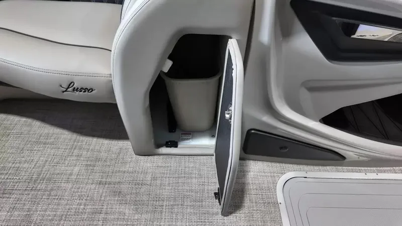 Slide: The Image of Interior of 2026 Barletta Lusso L23UC with storage compartment. - 32