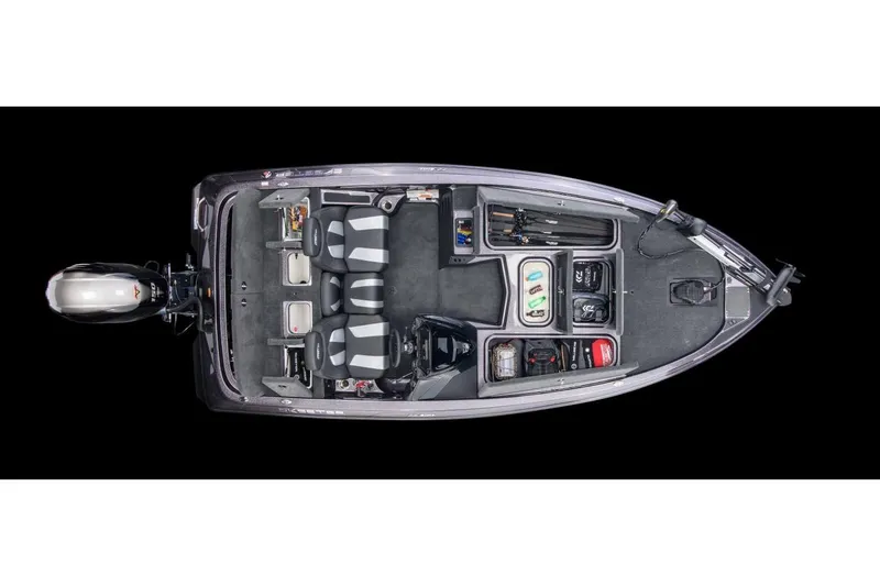 Slide: The Image of Manufacturer Provided Image: 2022 Skeeter ZX 150 fishing boat interior, top view. - 9