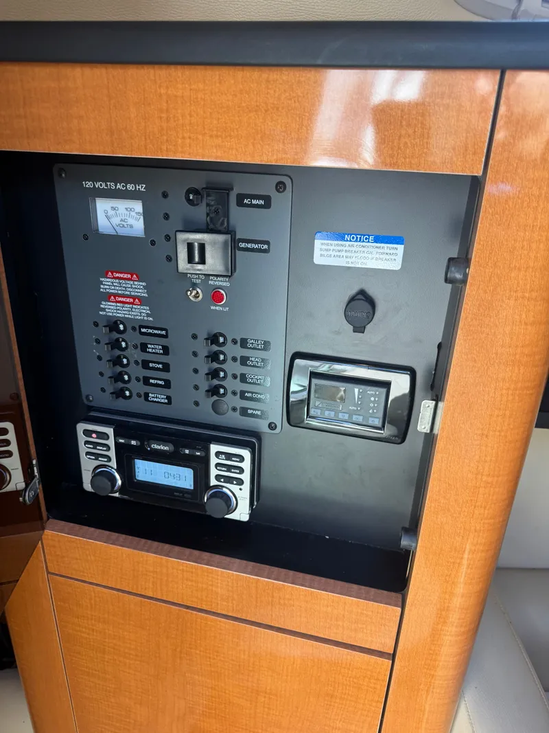 Slide: The Image of Control panel of 2011 Chaparral 290 Signature with controls. - 20