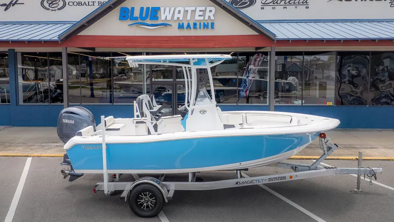 The Image of 2025 Tidewater 198 CC Adventure boat at Bluewater Marine. - 1