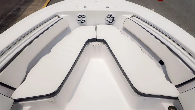 Slide: The Image of Interior view of 2025 Tidewater 198 CC Adventure boat. - 10