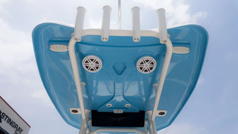 Slide: The Image of Underside of 2025 Tidewater 198 CC Adventure boat. - 17