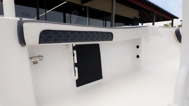 Slide: The Image of Interior view of the 2025 Tidewater 198 CC Adventure boat. - 8
