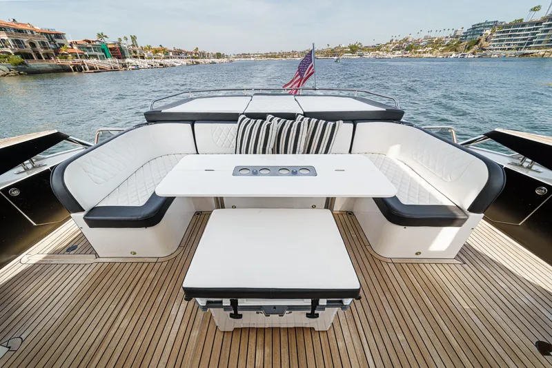 Slide: The Image of Luxurious seating area on Galeon 640 Fly yacht, 2016 model. - 29