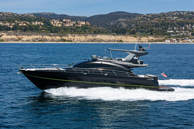 Slide: The Image of Luxury yacht Galeon 640 Fly 2016 cruising on open sea. - 3