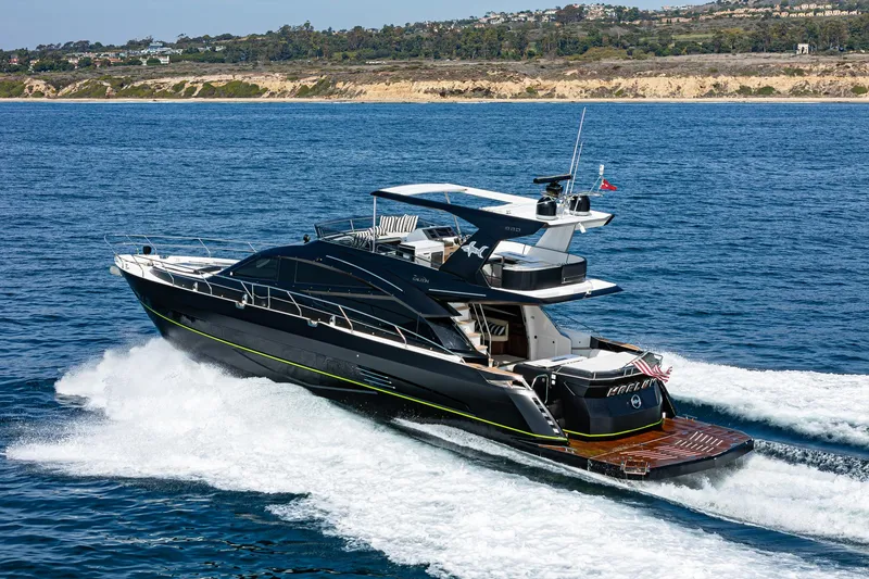 Slide: The Image of Luxury yacht Galeon 640 Fly 2016 cruising at sea. - 7
