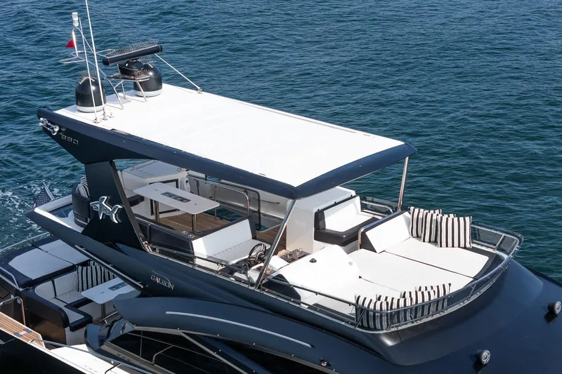 Slide: The Image of Luxury yacht Galeon 640 Fly 2016 on calm waters. - 13