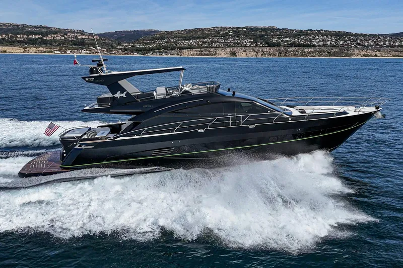 Slide: The Image of Luxury yacht Galeon 640 Fly 2016 cruising at sea. - 2