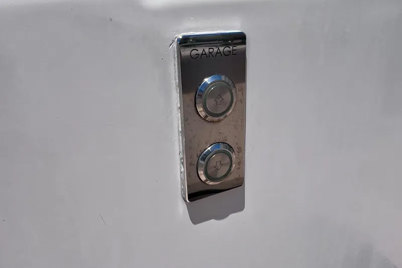 Slide: The Image of Close-up of garage control buttons on 2022 Windy SR 44 BLACKHAWK yacht. - 116