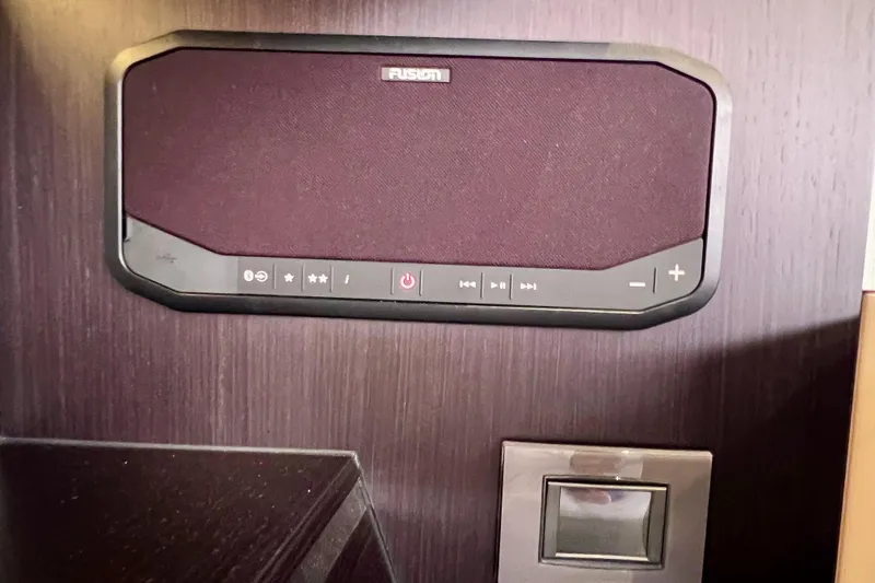 Slide: The Image of Built-in speaker system on 2022 Windy SR 44 BLACKHAWK yacht interior. - 95