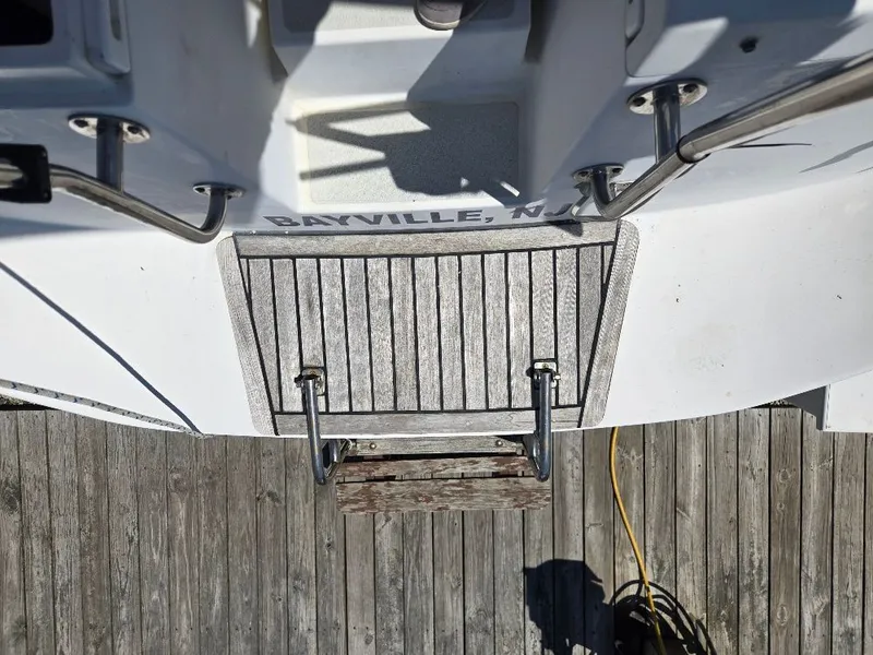 Slide: The Image of Stern of a 1995 Freedom sloop in Bayville, NJ. - 26