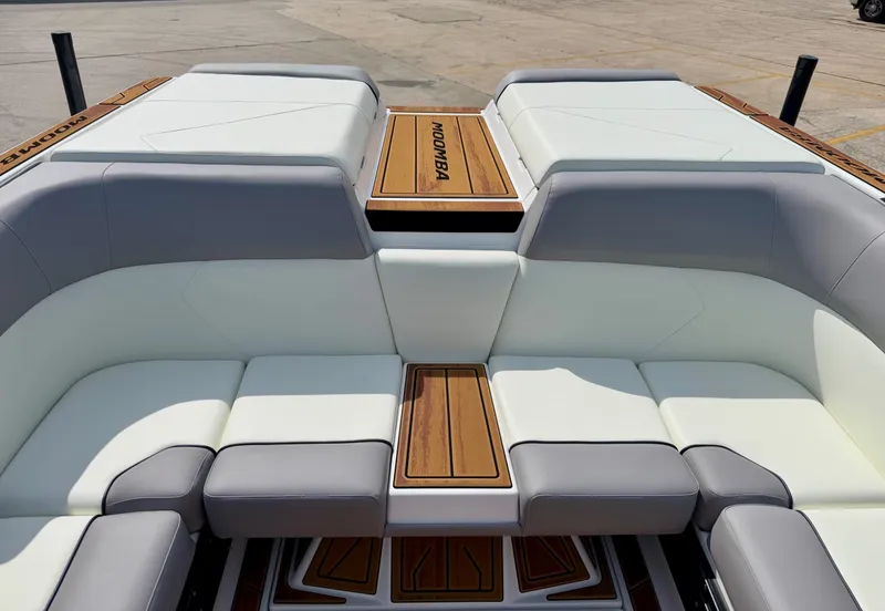 Slide: The Image of Interior of 2026 Moomba Tykon with luxurious seating. - 10