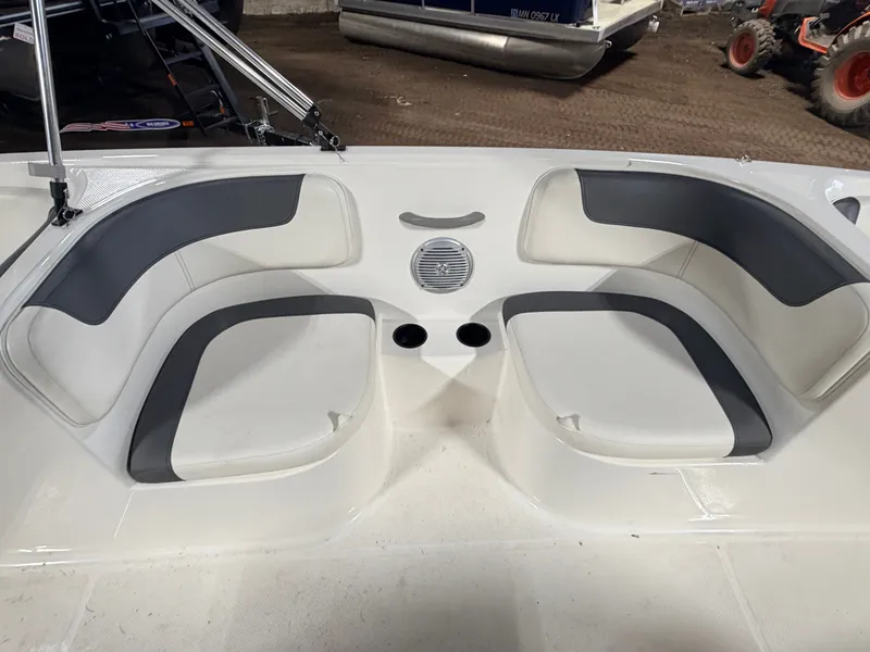 Slide: The Image of Interior of 2018 Bayliner Element E18 boat. - 27