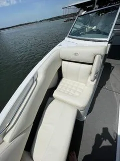 Slide: The Image of Luxurious seating area on a 2019 Cobalt R5 Surf boat. - 19