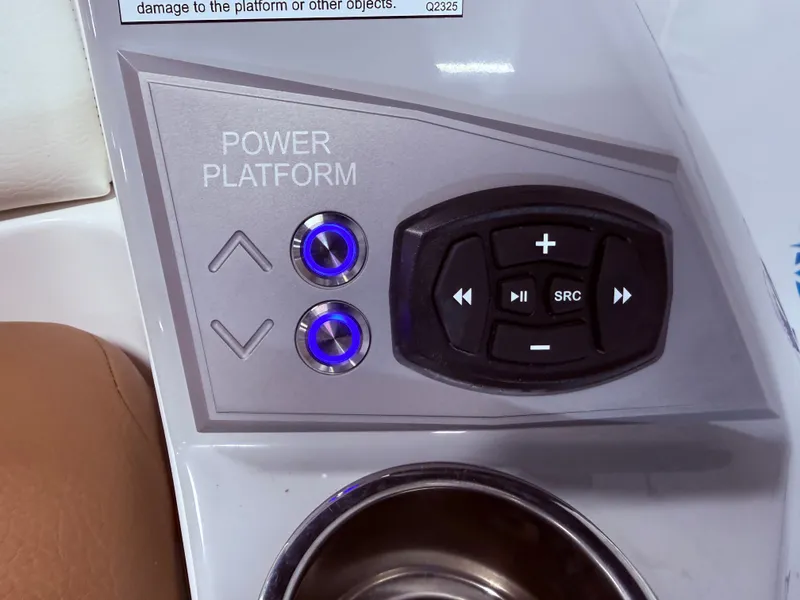 Slide: The Image of Control panel of 2024 Tigé Ultré 23ZX with buttons. - 22