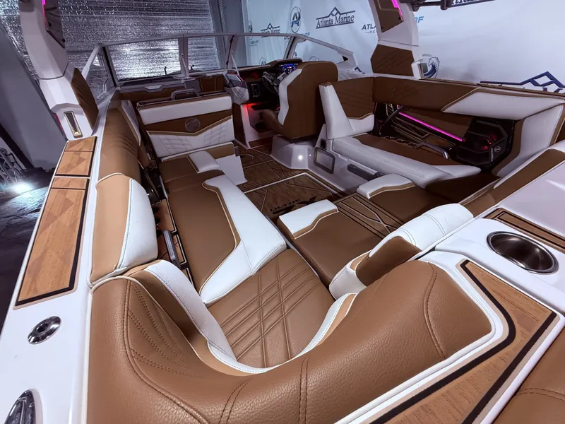 Slide: The Image of 2024 Tigé Ultré 23ZX interior with luxurious upholstery. - 28