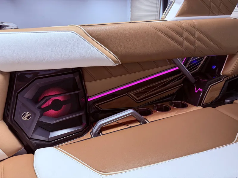 Slide: The Image of 2024 Tigé Ultré 23ZX interior with stylish lighting. - 38