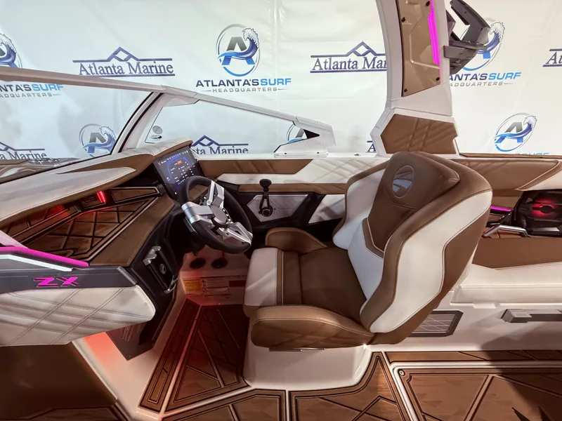 Slide: The Image of Interior of 2024 Tigé Ultré 23ZX with modern design. - 47