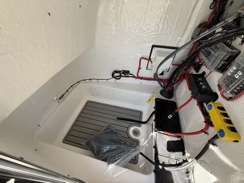 Slide: The Image of Interior of the 2026 Tidewater 2210 Carolina Bay boat. - 10