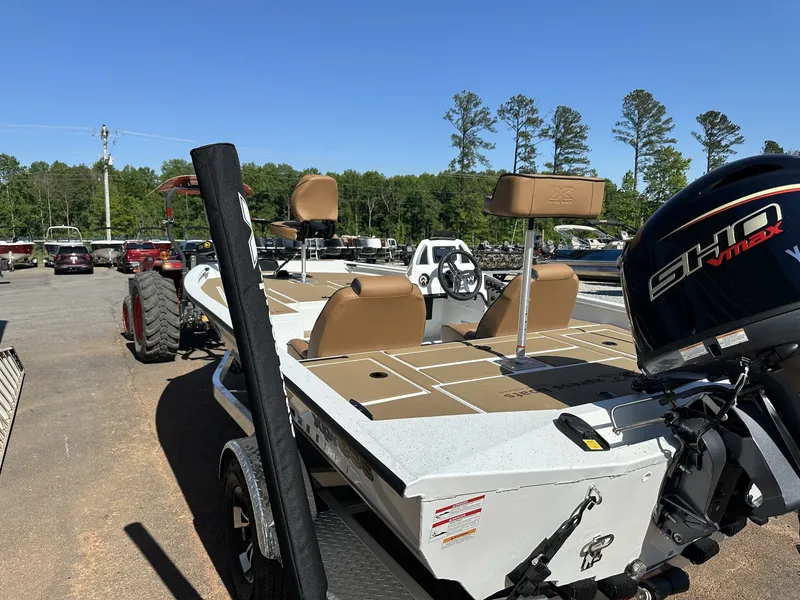Slide: The Image of 2026 Xpress H18 Bass boat with Yamaha Vmax engine. - 5