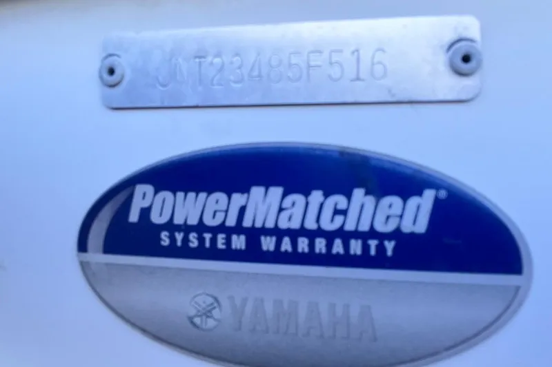 Slide: The Image of 2016 NauticStar 2110 Sport boat with Yamaha PowerMatched system warranty label. - 18